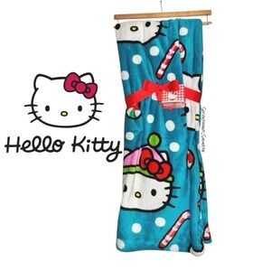 Hello Kitty And Friends Holiday Throw Blanket